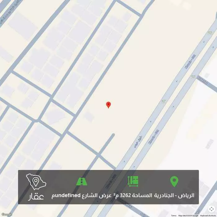 أرض 3262 م² في الجنادرية 1
