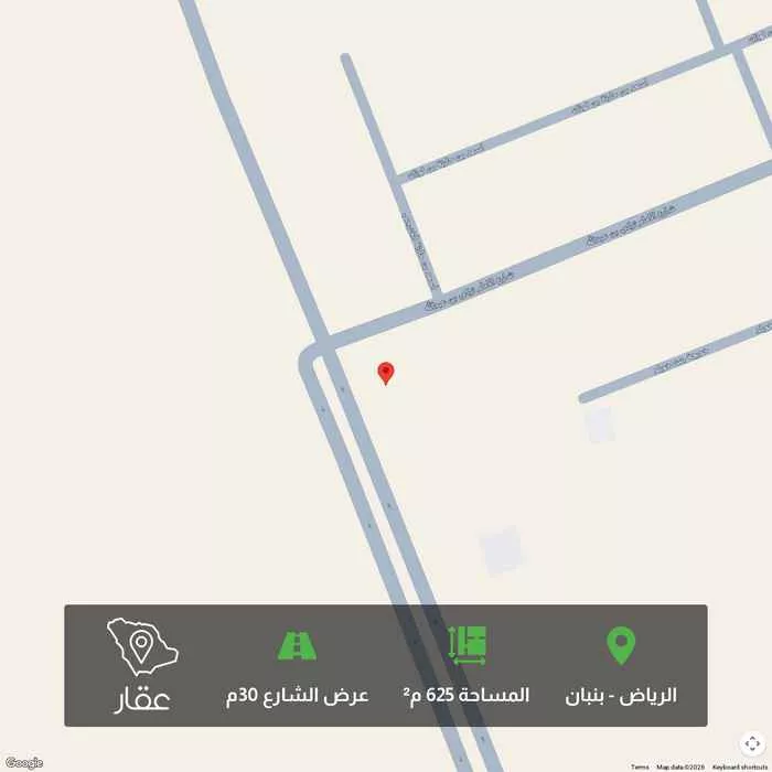 625 sqm land in Banban 1