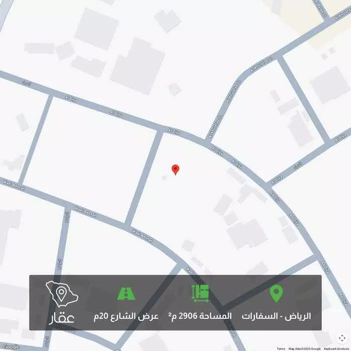 2906 sqm land in Al Safarat 1