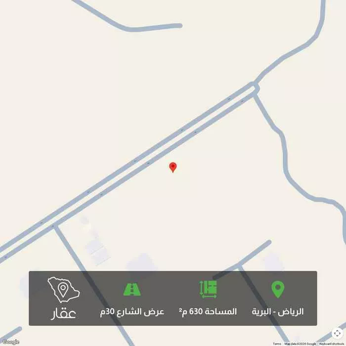 630 sqm land in Al Bariah 1