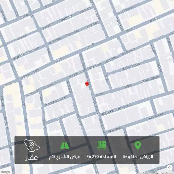 1 bedroom land in Manfuhah, Riyadh