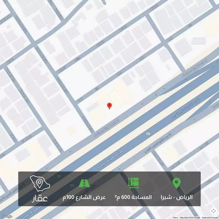 أرض 600 م² في شبرا 1