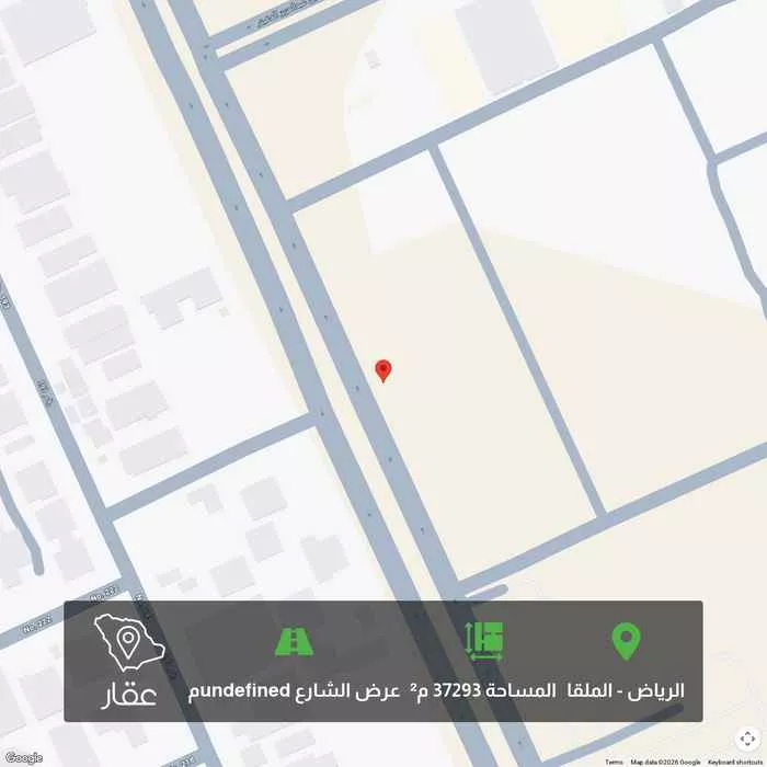 أرض 37293 م² في الملقا