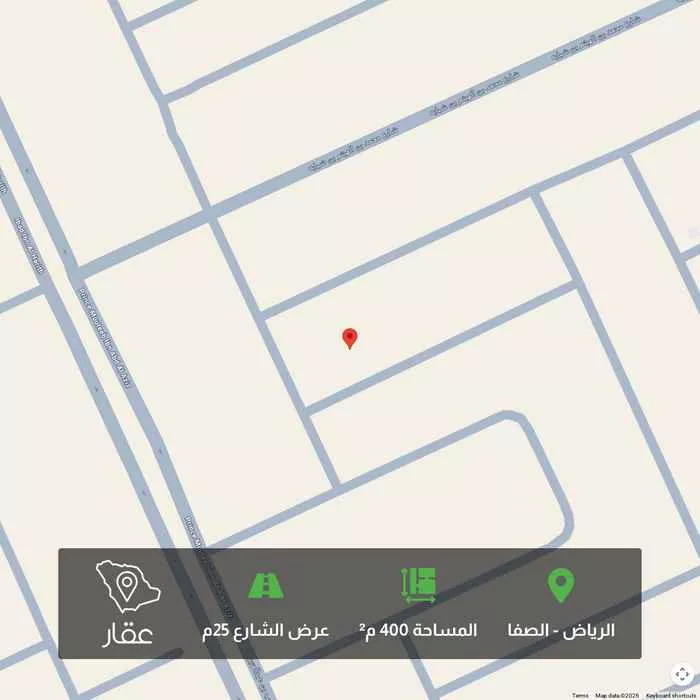 أرض 400 م² في الصفا 2