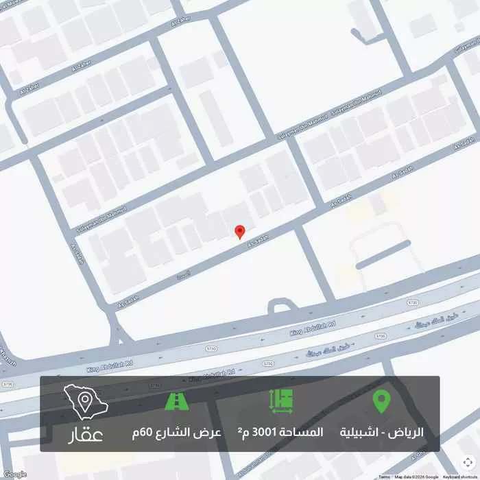3001 sqm land in Ishbiliyah
