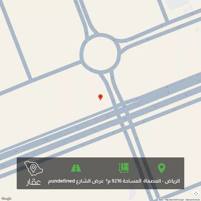 أرض 9216 م² في المصفاة