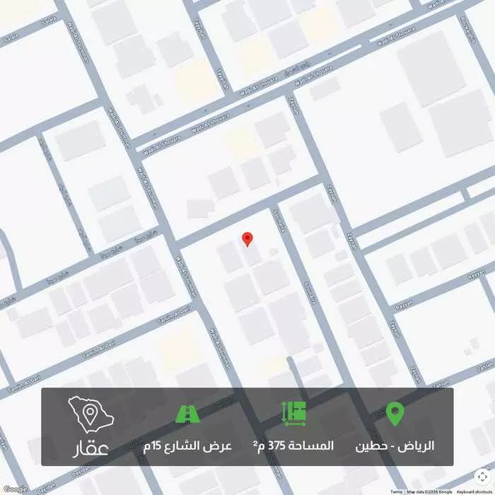 أرض 375 م² في حطين