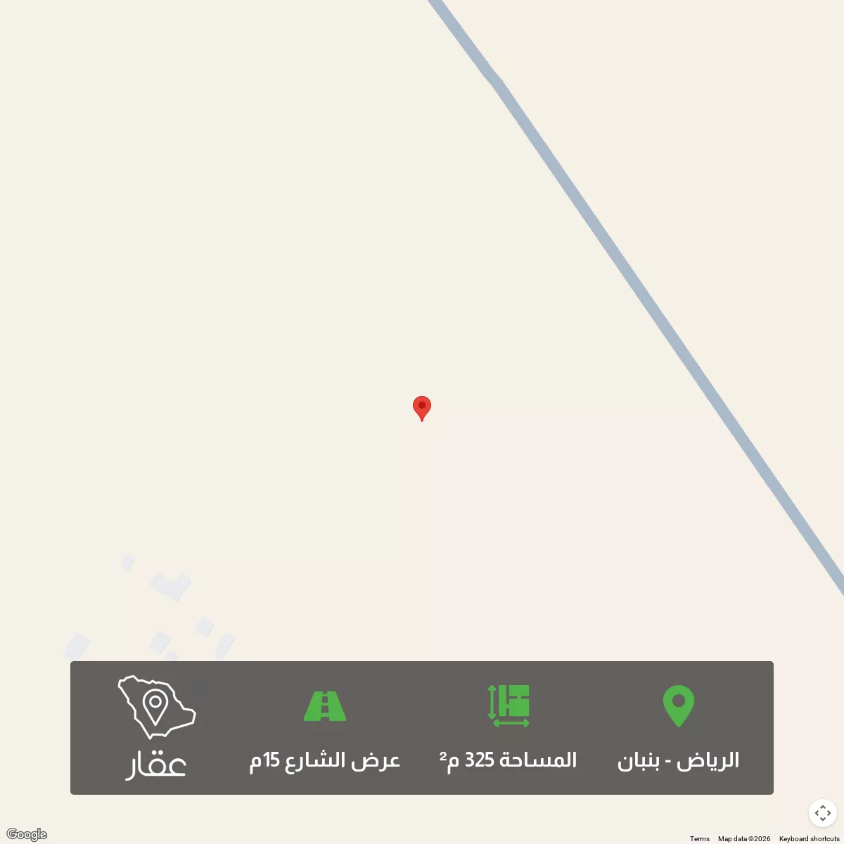 أرض 325 م² في بنبان 4