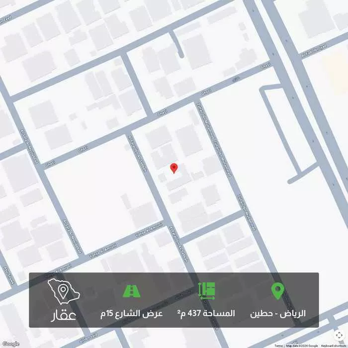 أرض 437 م² في حطين