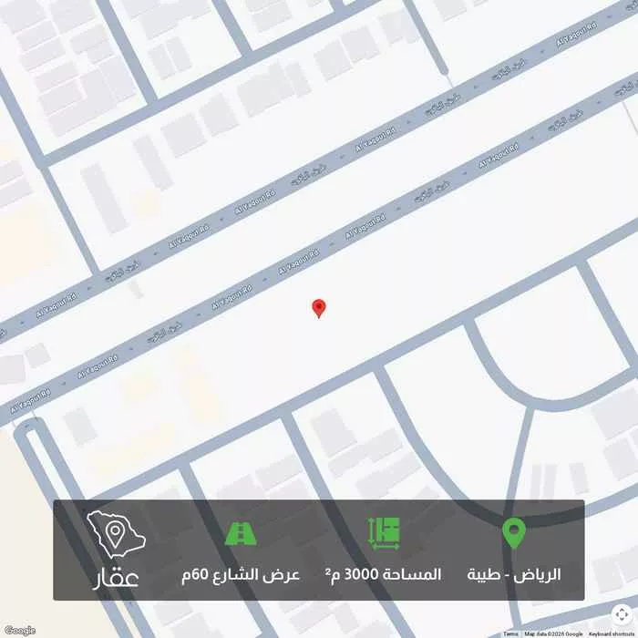 أرض 3000 م² في طيبة