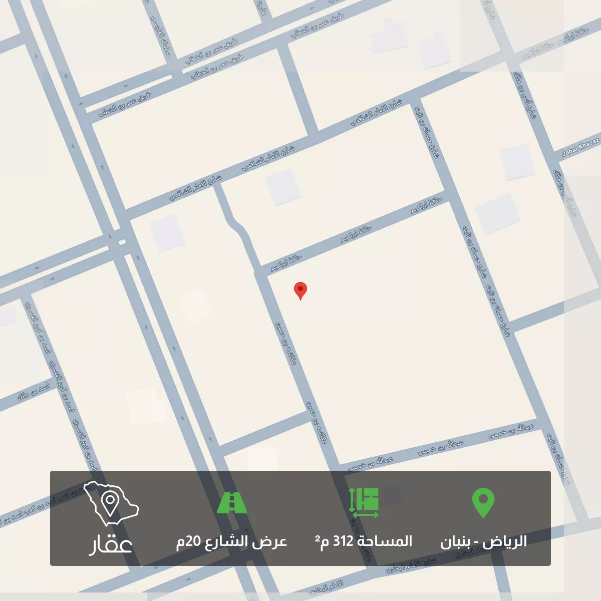 أرض 312 م² في بنبان