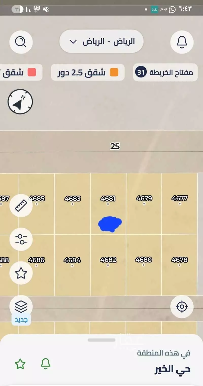 أرض 756 م² في بنبان 2