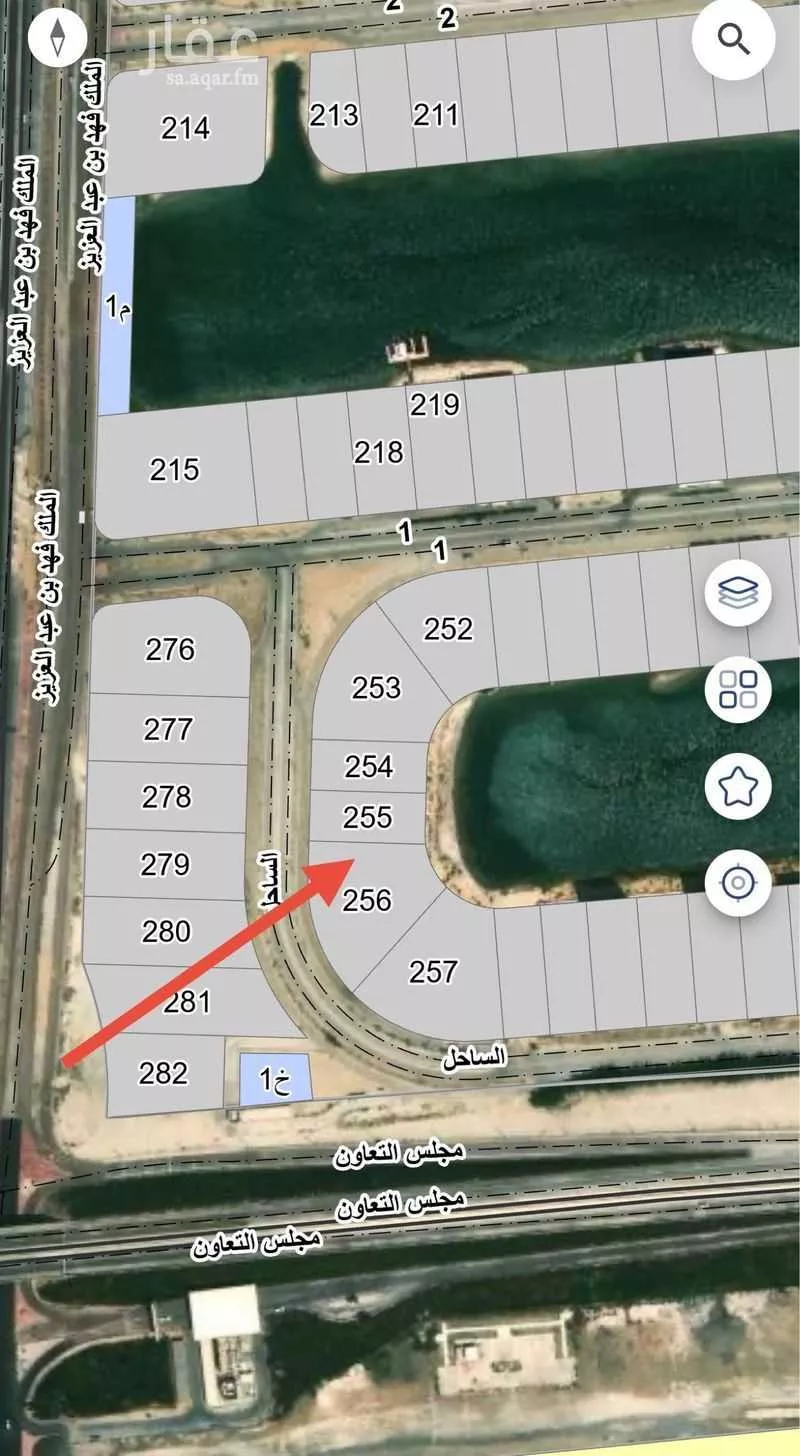 أرض 1321 م² في الخور 1