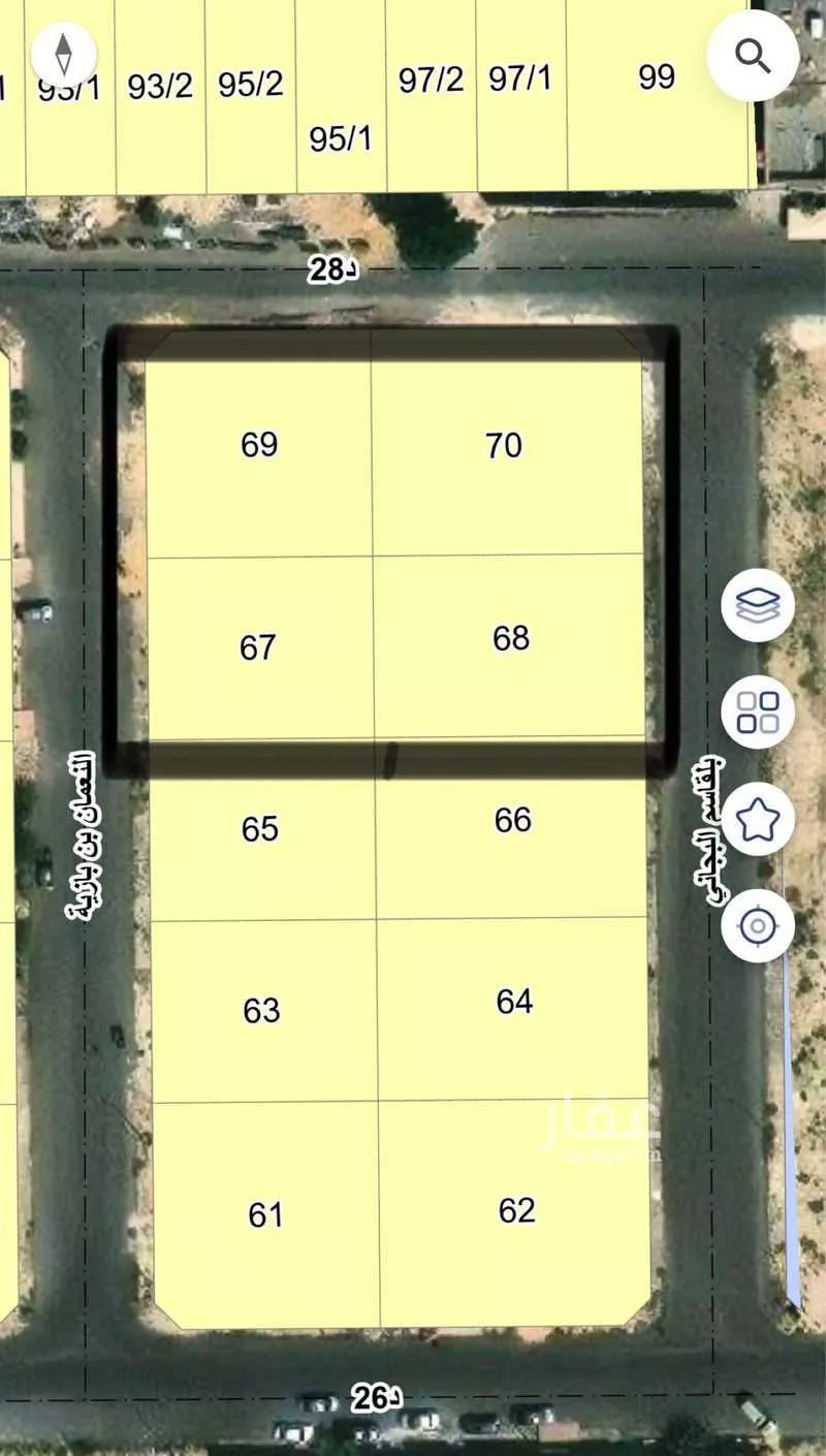 أرض 745 م² في التحلية