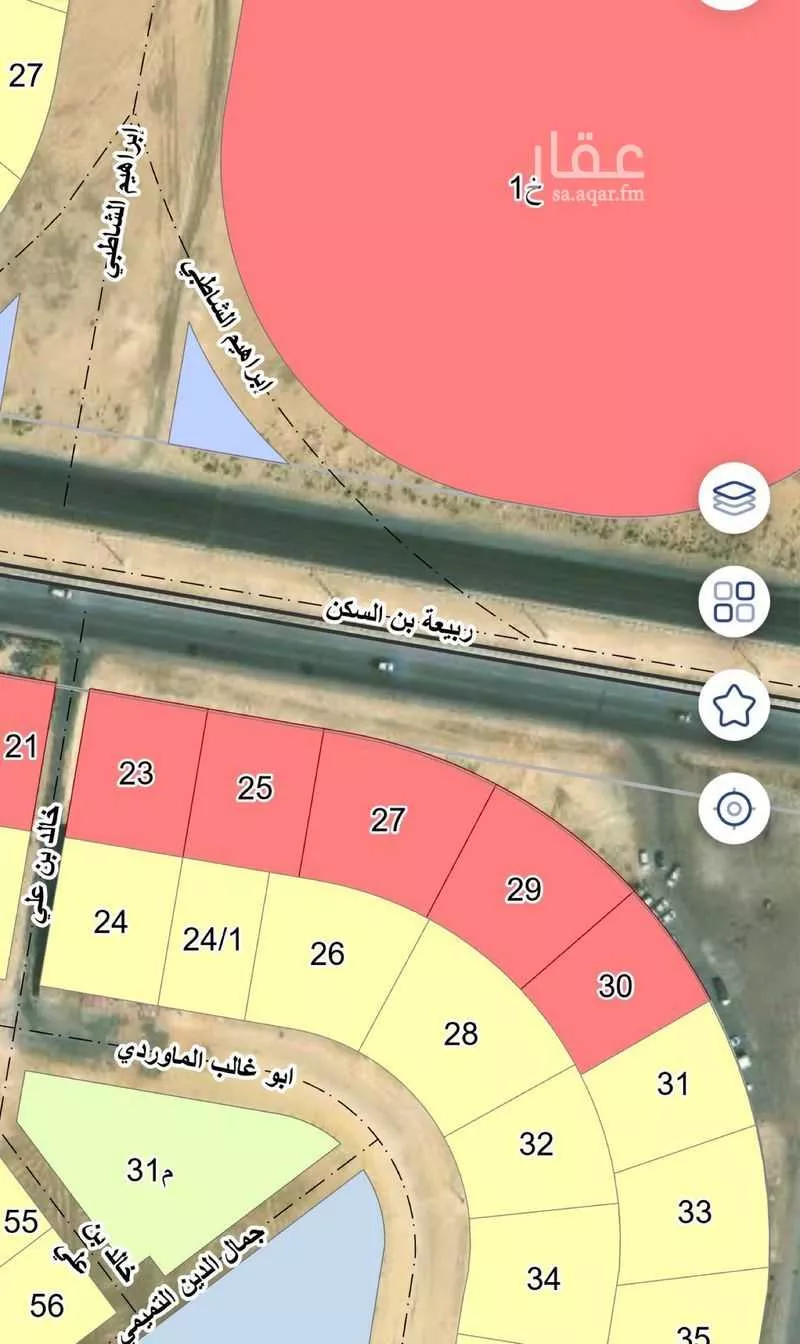 أرض 1076 م² في الكوثر