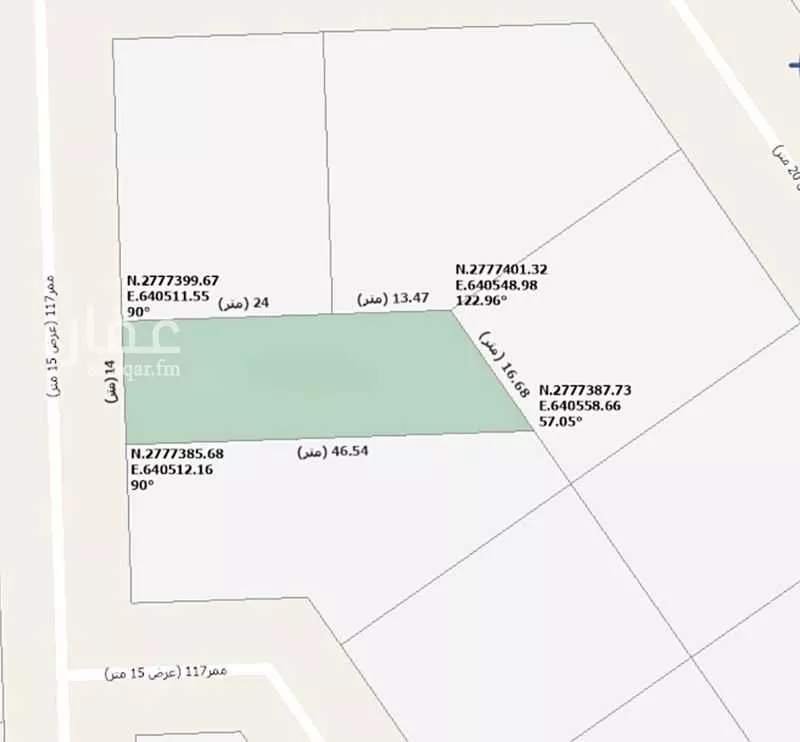 أرض 588 م² في بنبان 2