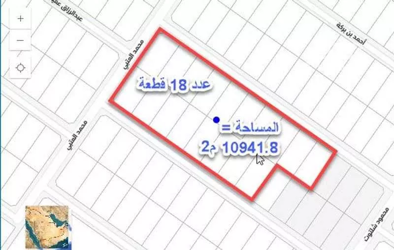 أرض 10941 م² في المصفاة 3