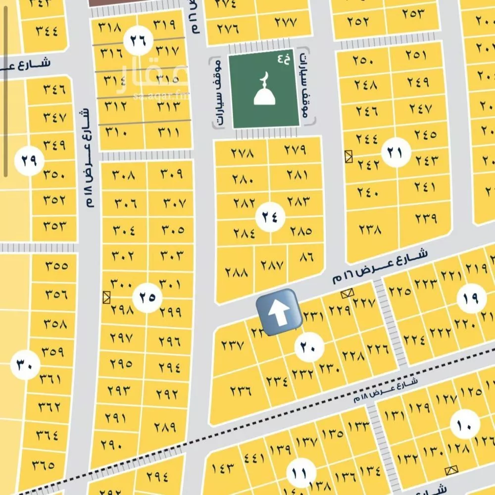 أرض 836 م² في البحر