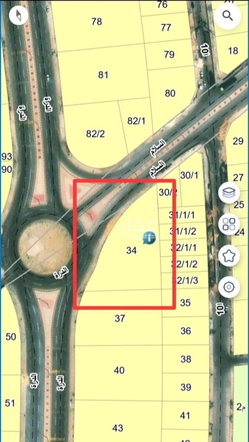 أرض 2771 م² في البحر 1