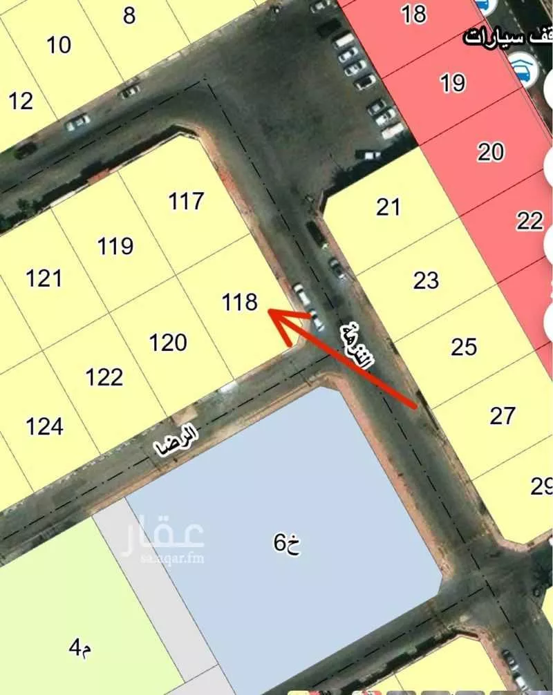 أرض 445 م² في الروضة