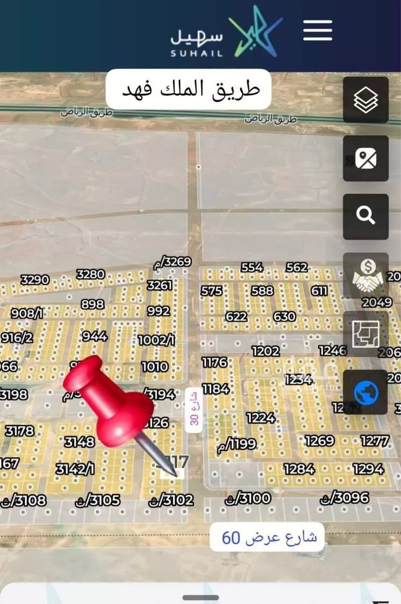 أرض 875 م² في بنبان 2