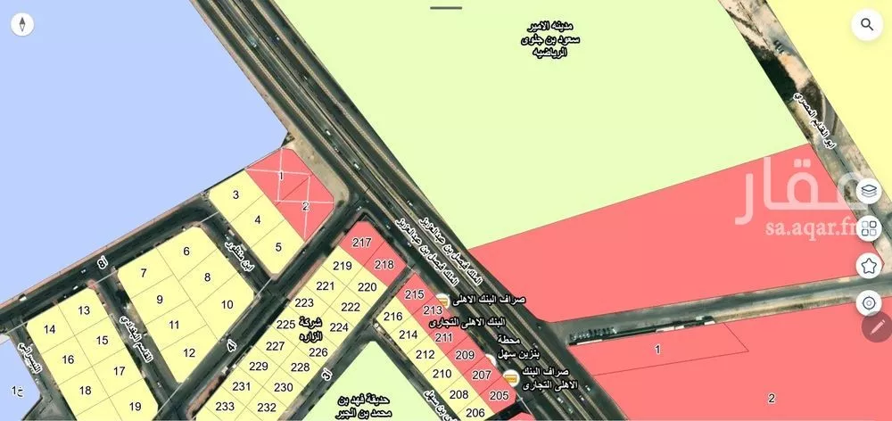 أرض 1239 م² في الصدفة