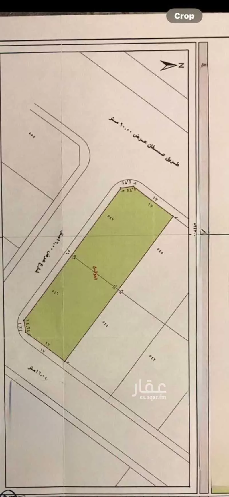 أرض 1230 م² في جدة