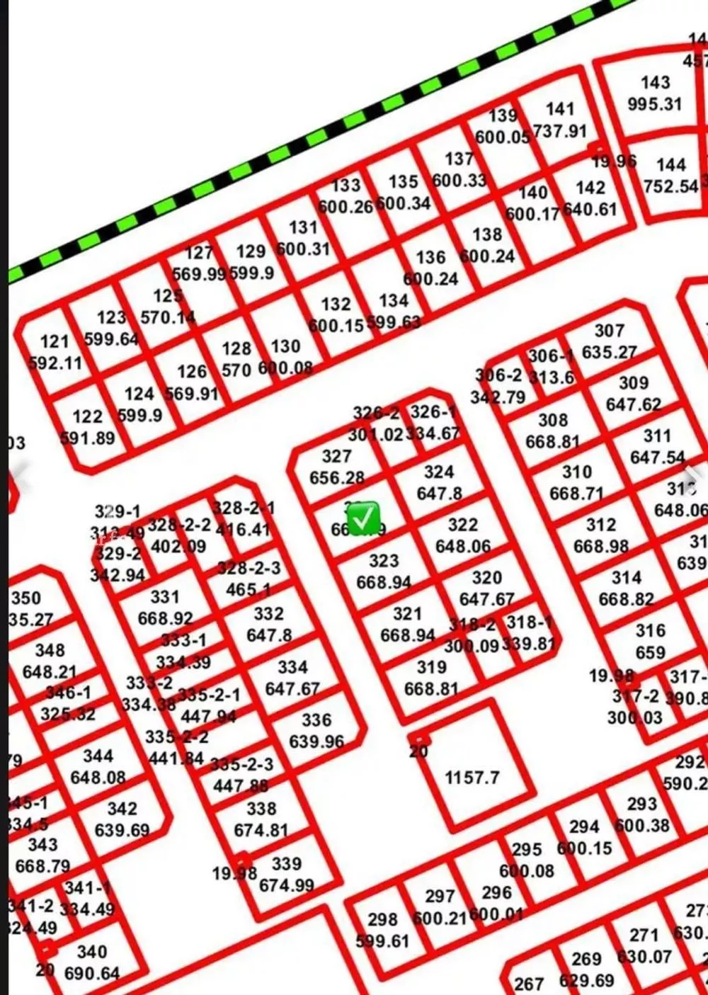 أرض 334 م² في المطار 4