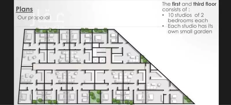 أرض 871 م² في الوشام 4