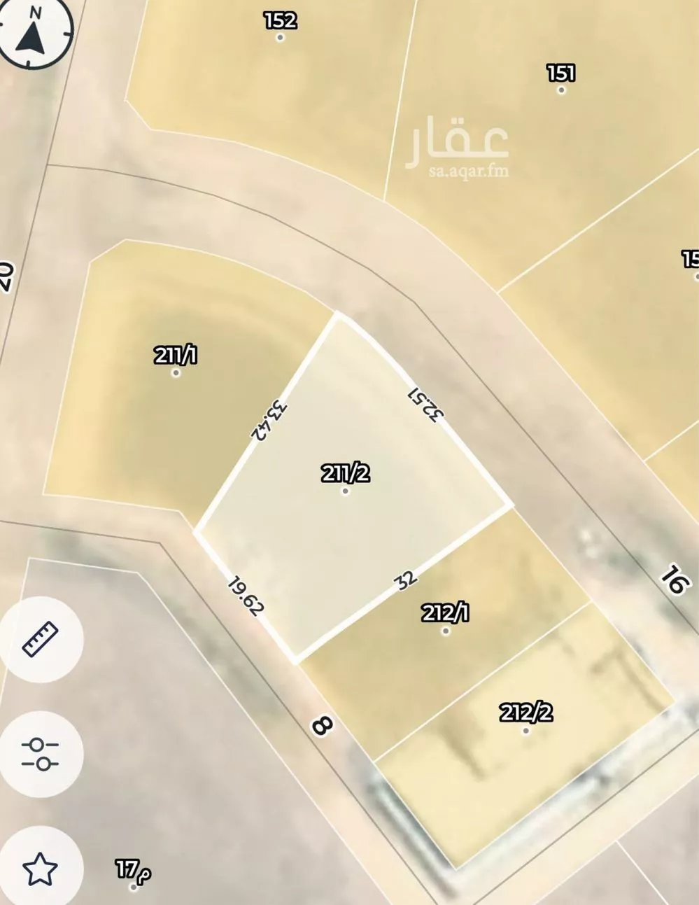 أرض 835 م² في الكوثر