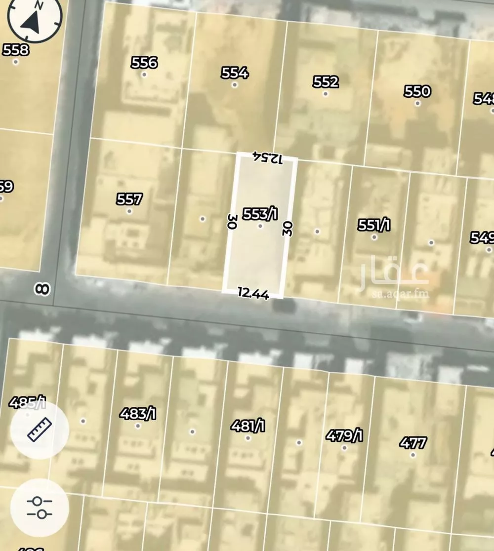 أرض 375 م² في الصدفة 2