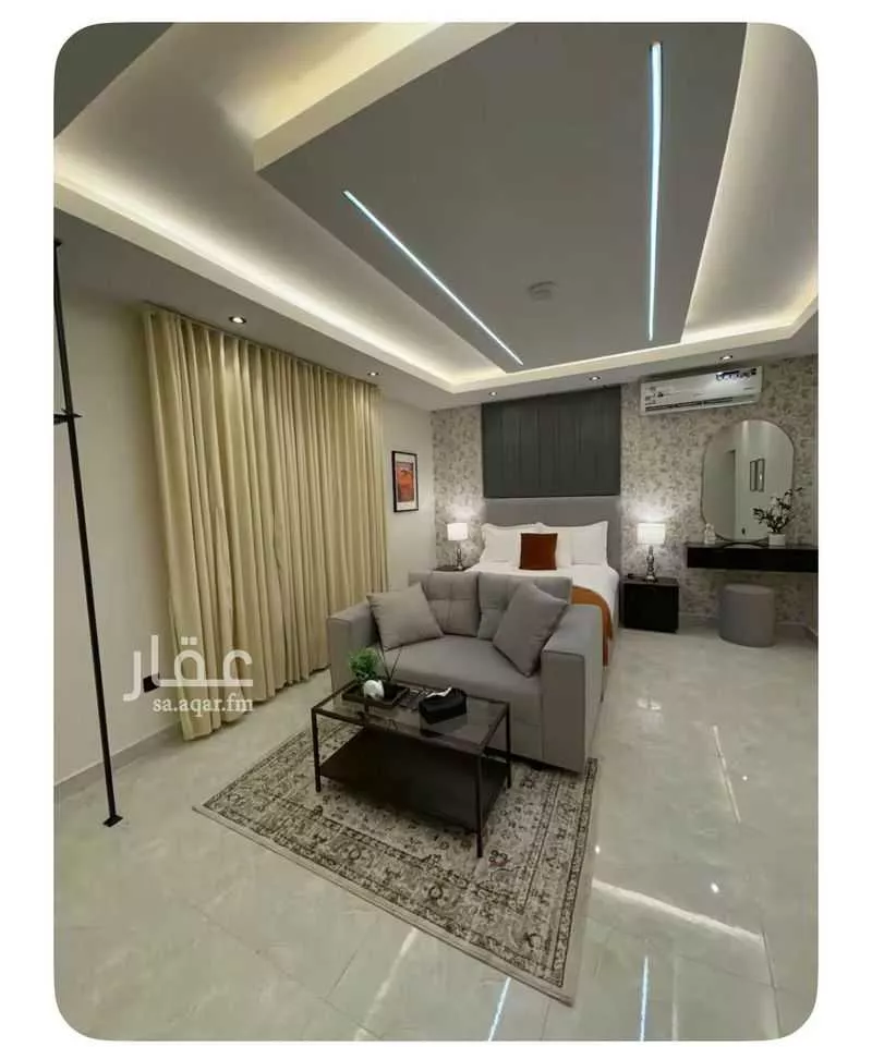 شقة 1 غرف في العقيق 2