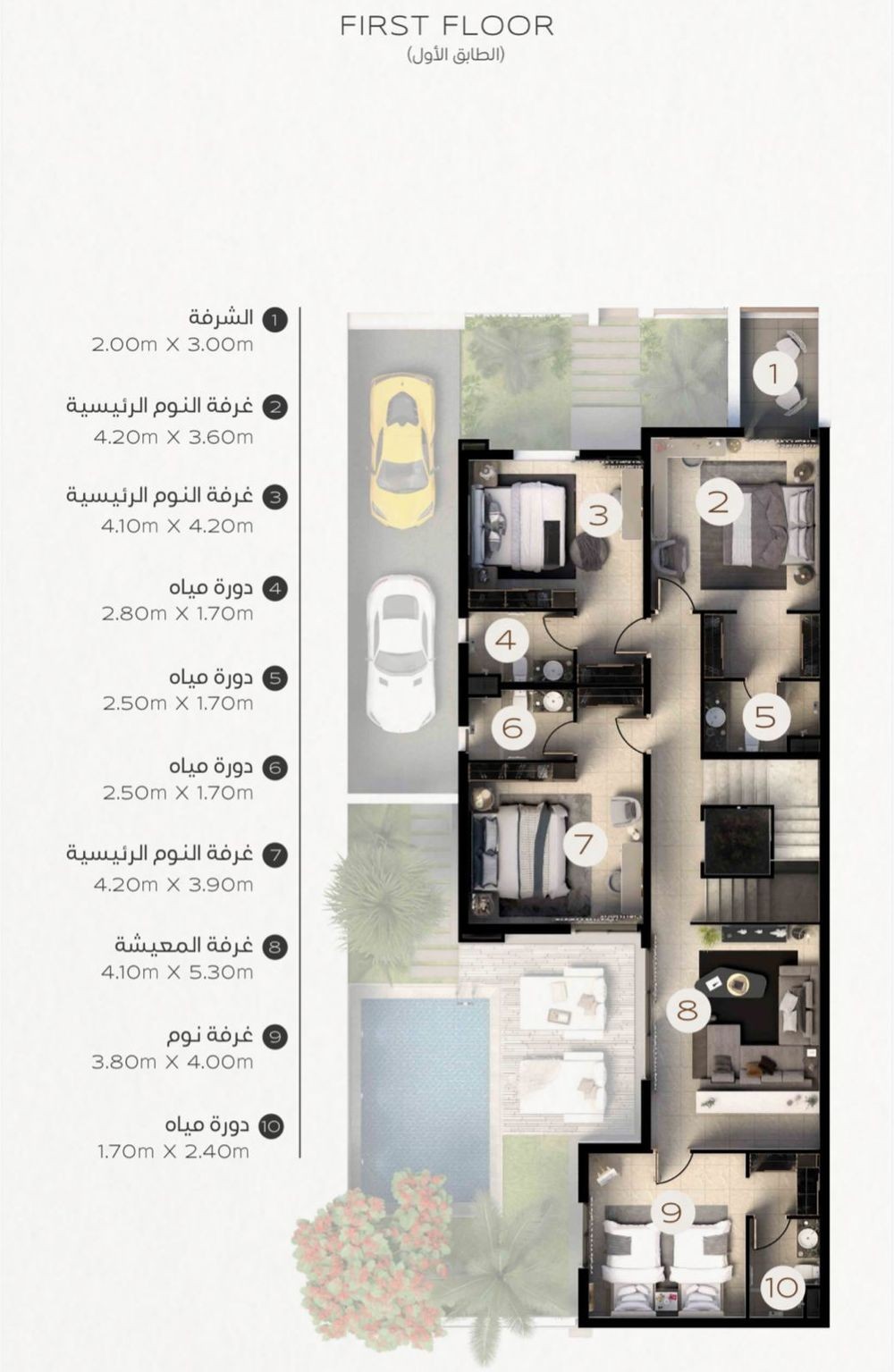 5 bedroom villa in Khuzam, Riyadh 26