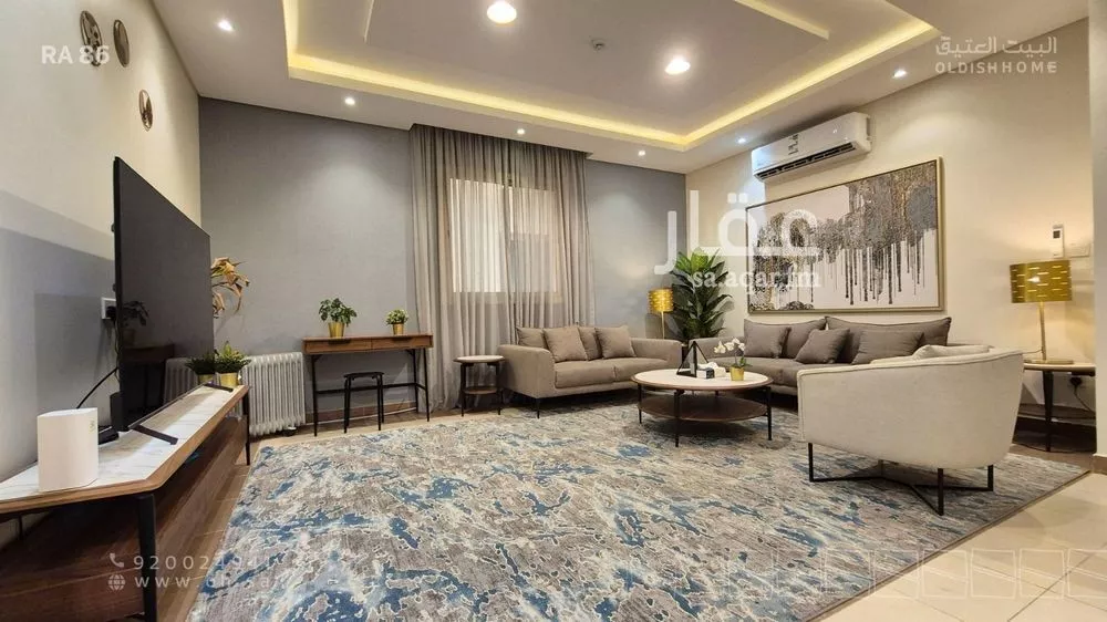 شقة 3 غرف في الملقا 4