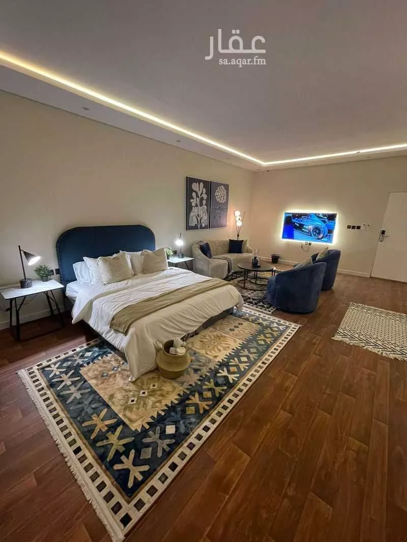 شقة 1 غرف في العقيق 3