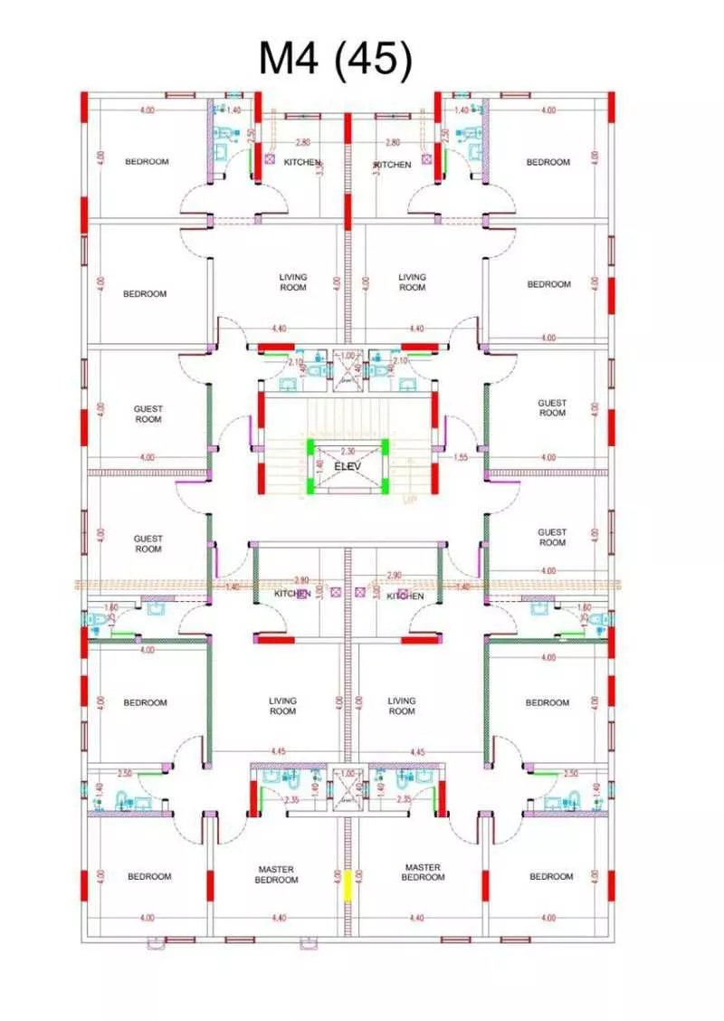 شقة 4 غرف في المروة 4