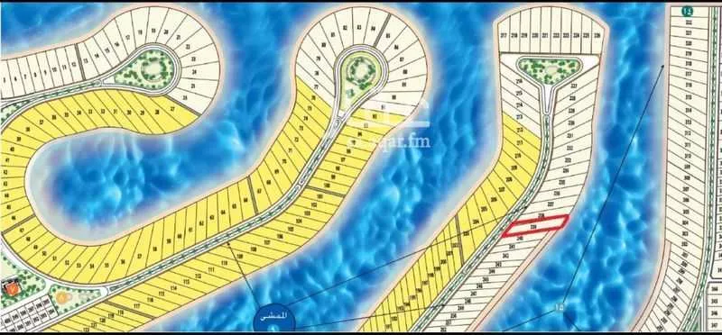 أرض 1517 م² في المرجان 3