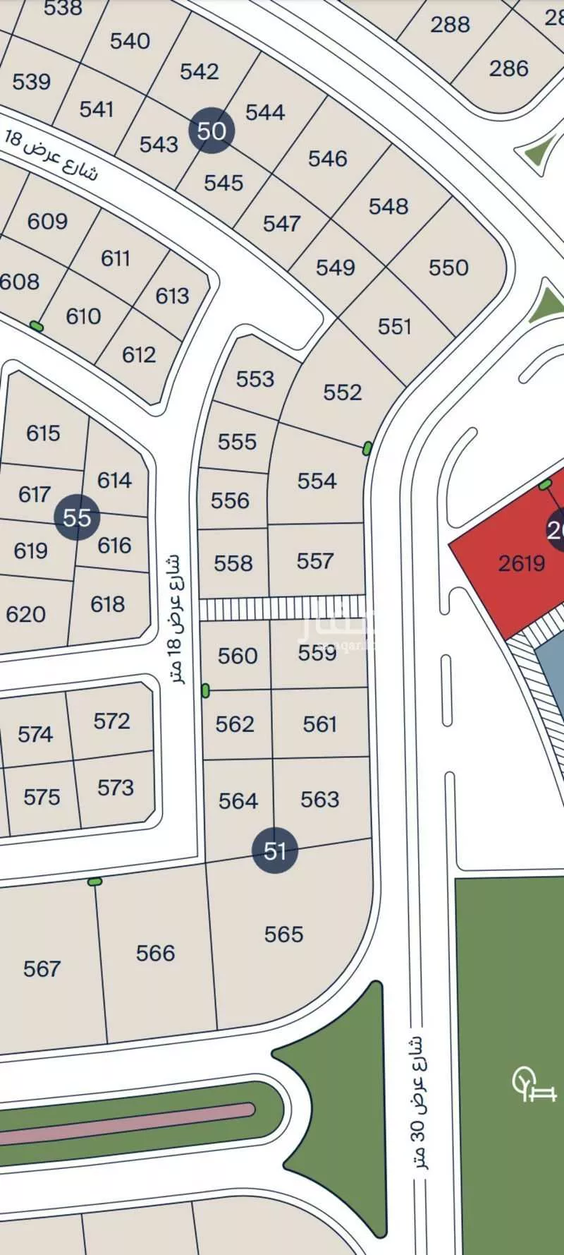 618 sqm land in As Saif