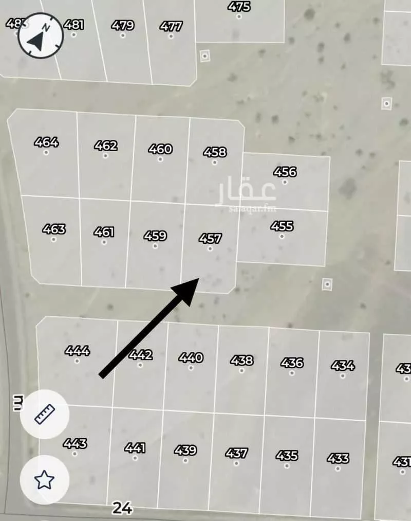 أرض 906 م² في البلقاء