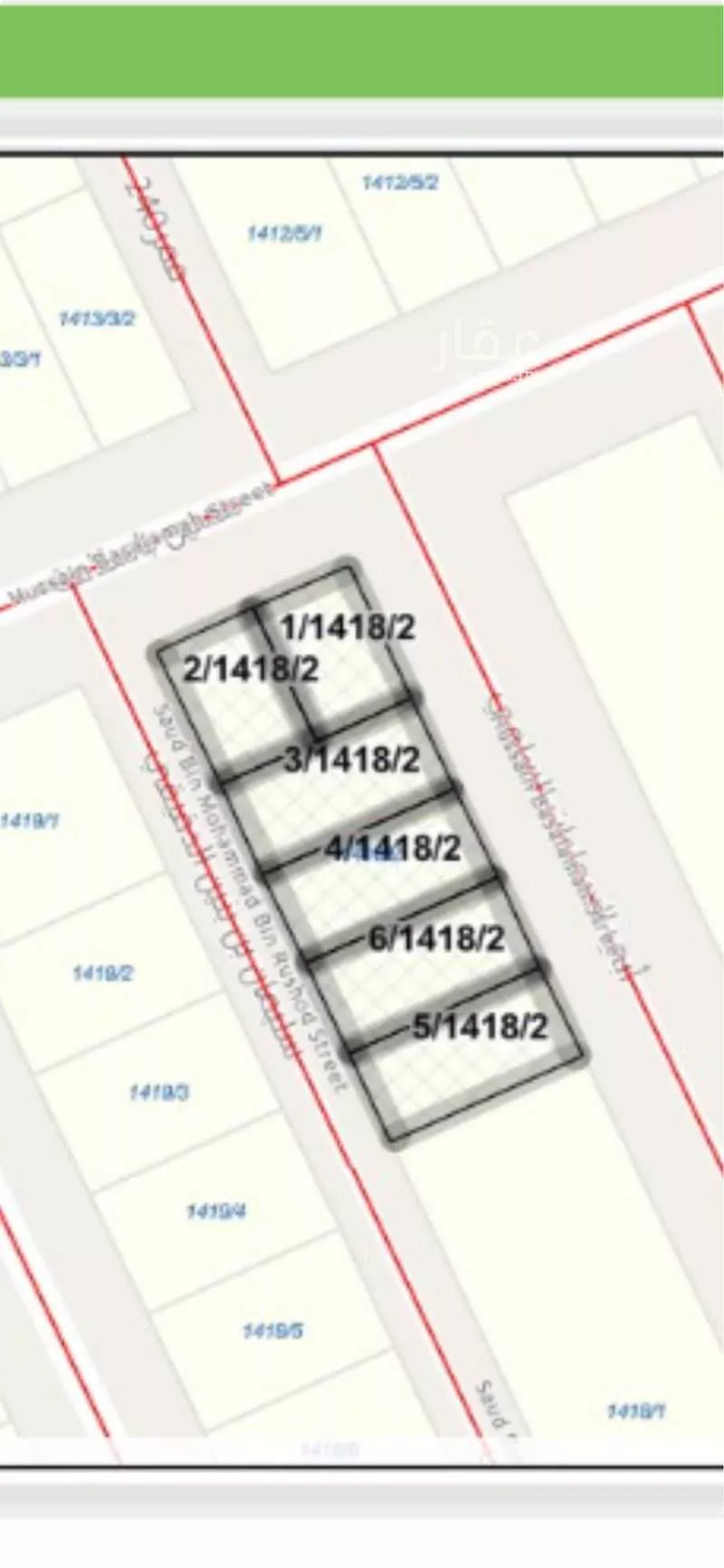 أرض 300 م² في الرمال 2