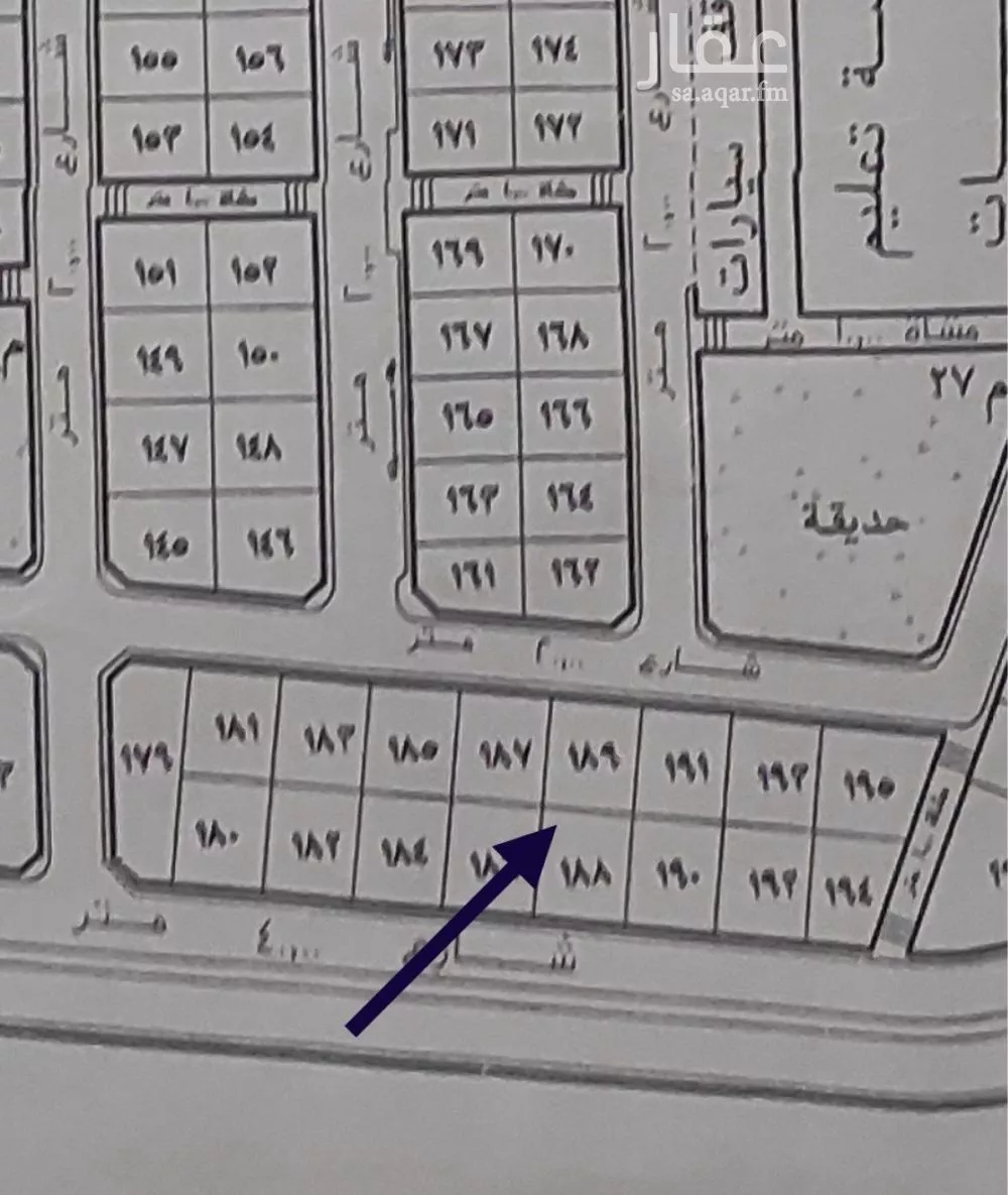 أرض 800 م² في الجصة 5