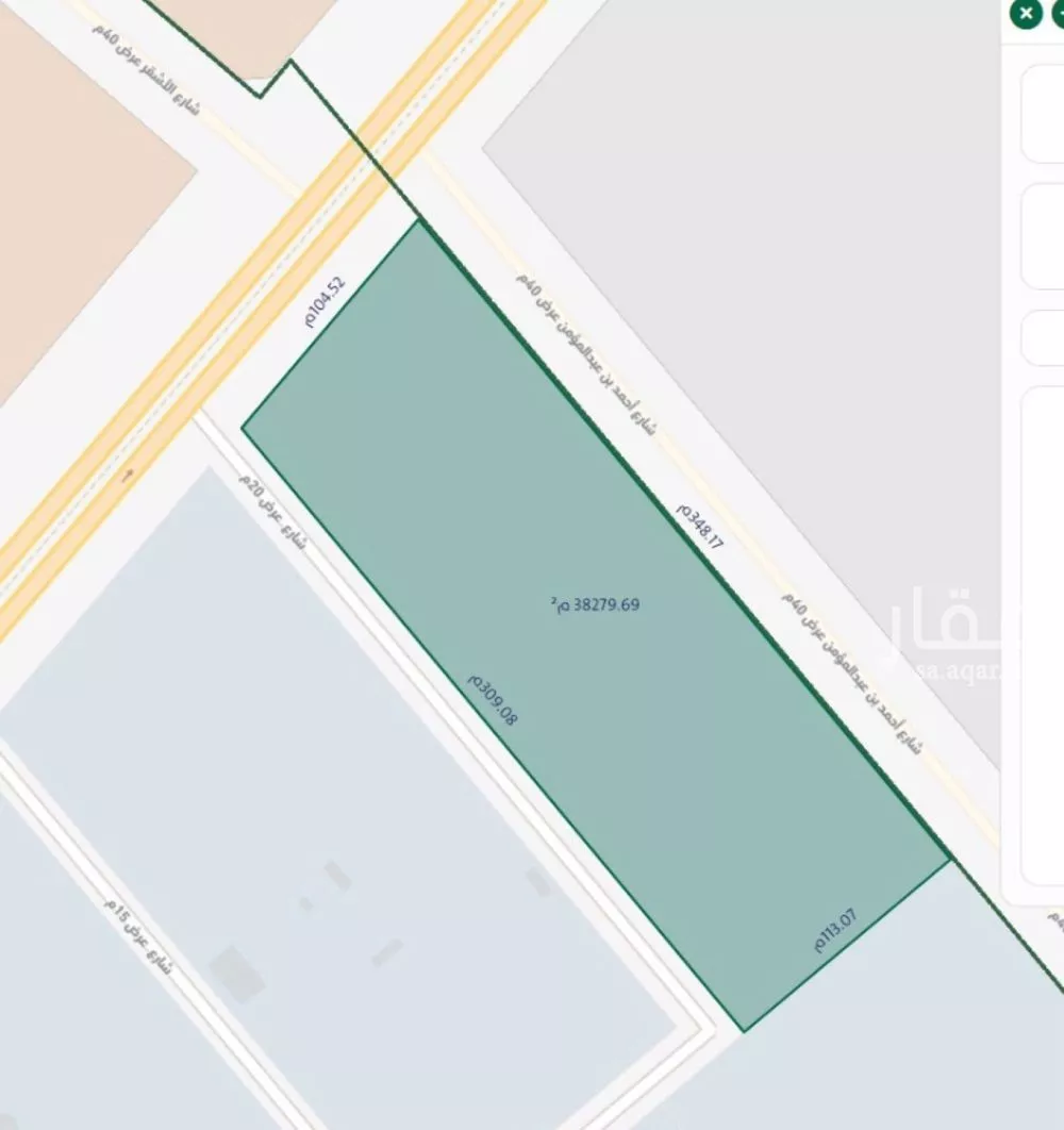 أرض 39995 م² في الجنادرية 4