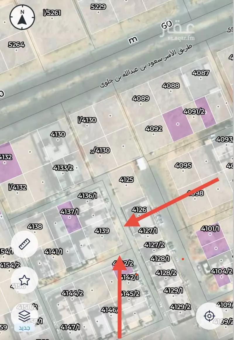 أرض 900 م² في النرجس 2