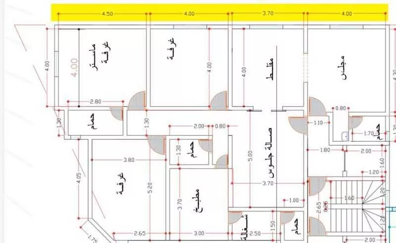 شقة 5 غرف في الفيحاء 2