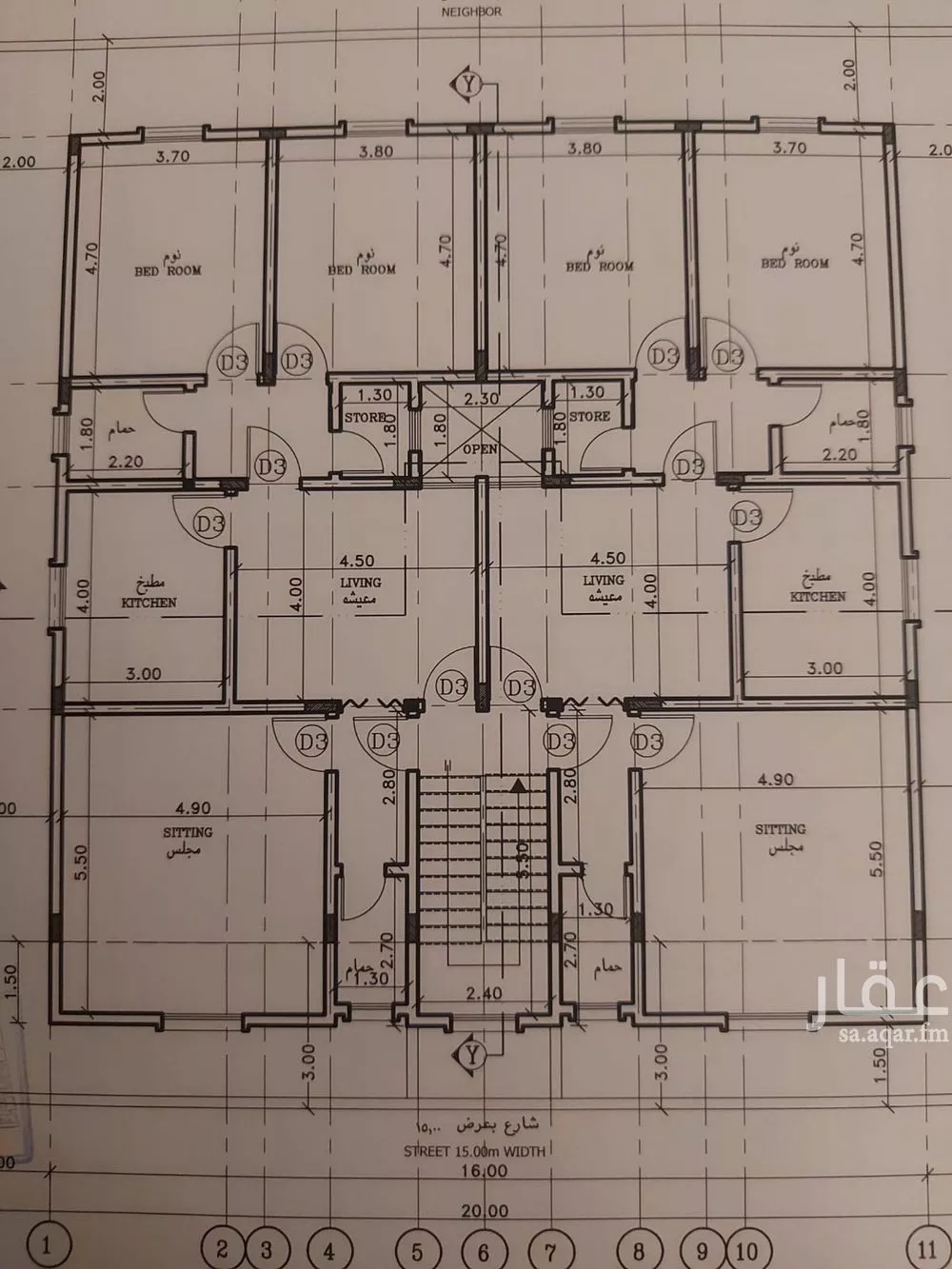 410 sqm building in Taibah 5