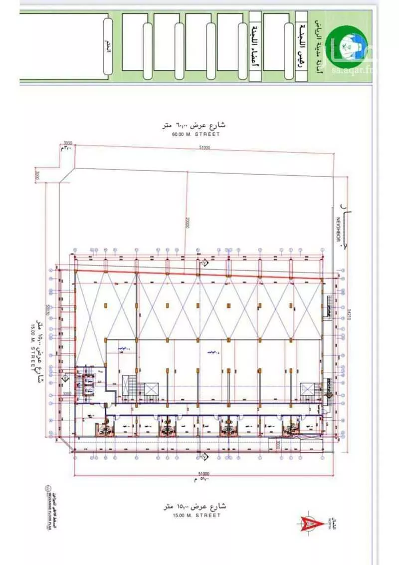 840 sqm office in Al Yasmin 5