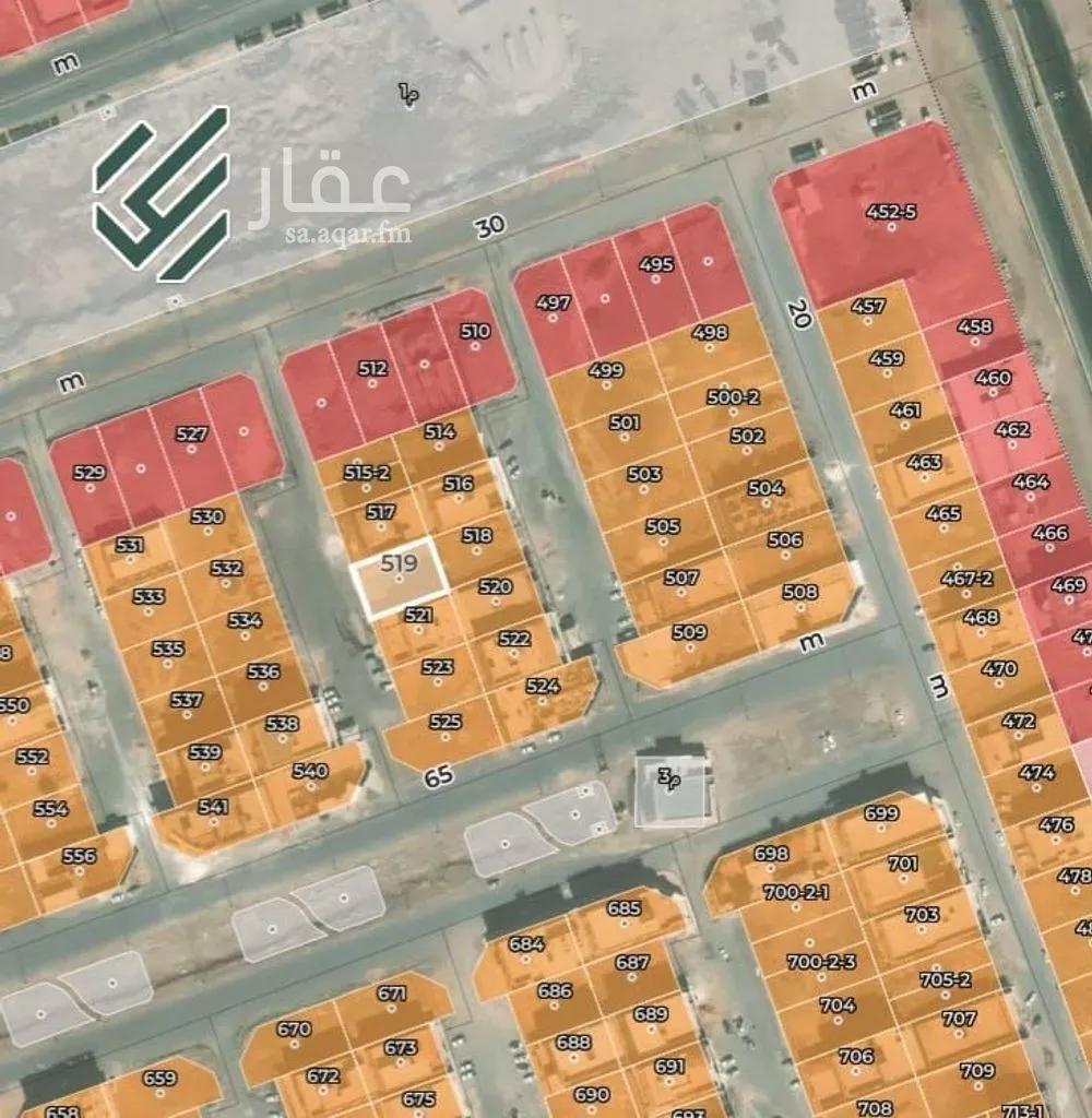 أرض 600 م² في ورقان 2