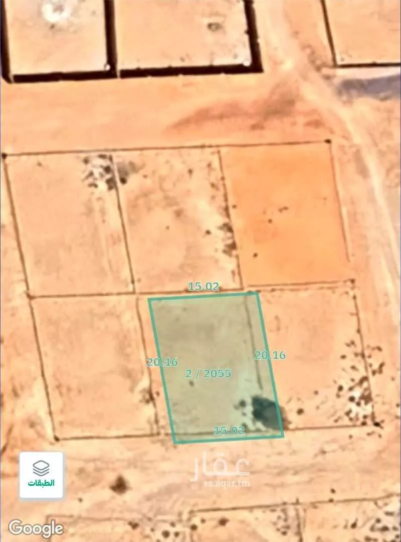 أرض 300 م² في الحائر 5