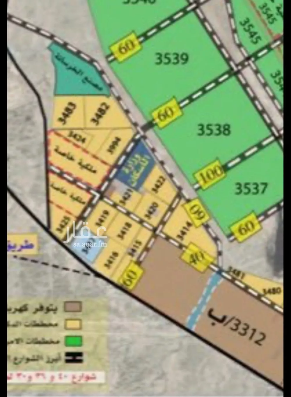 أرض 736 م² في بنبان 2