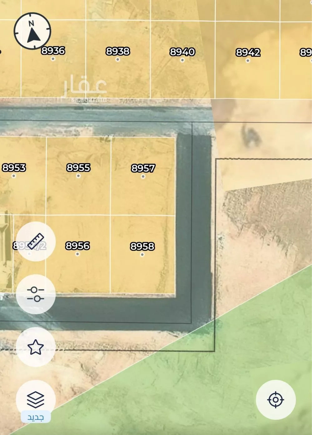 أرض 450 م² في المهدية 2